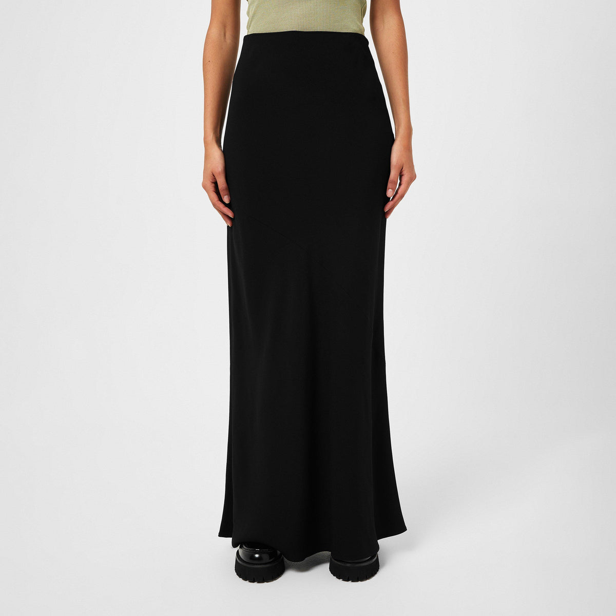Long Skirt With Bias Cut