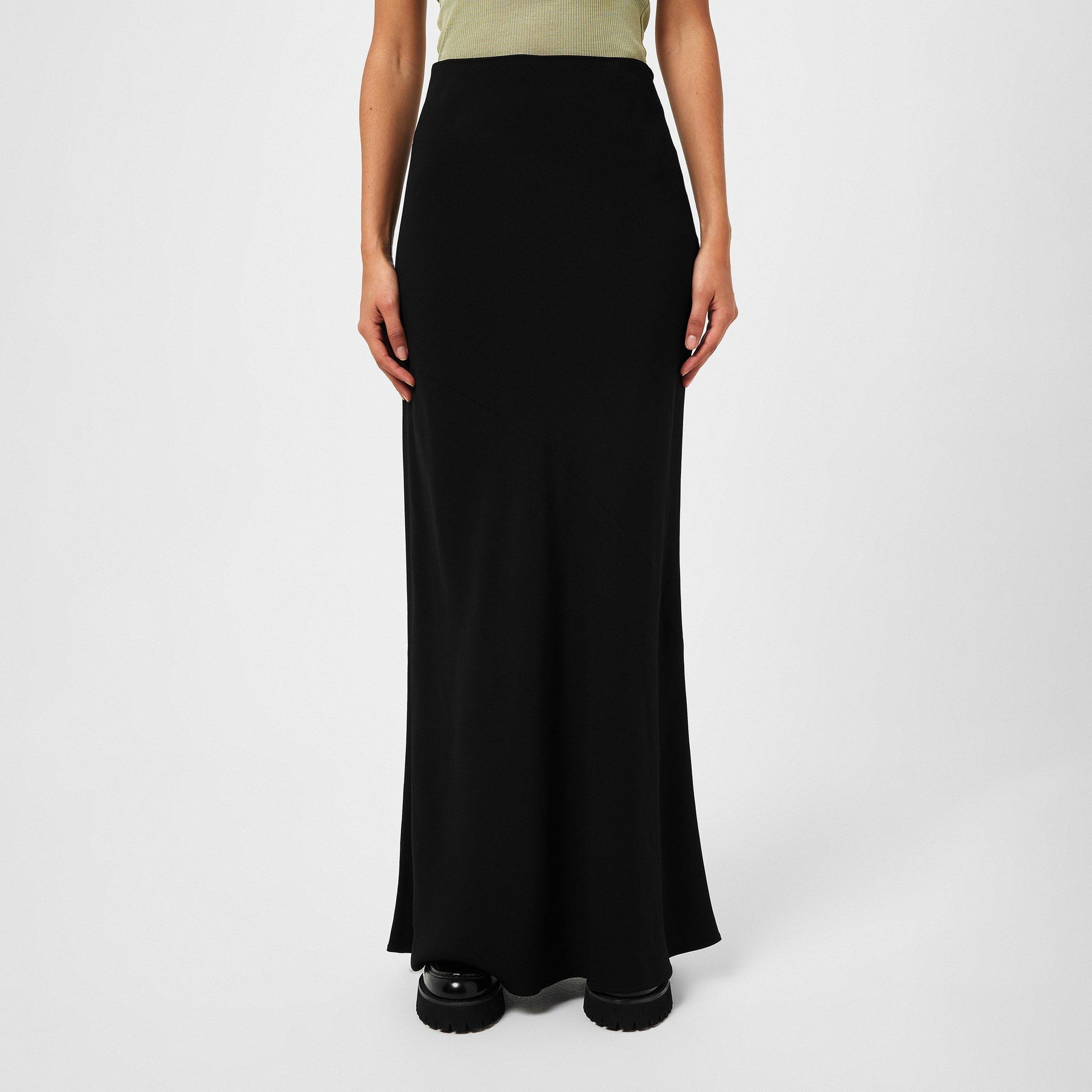 Long Skirt With Bias Cut