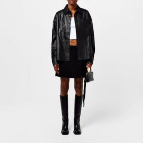 Mini Belted Skirt With Slit