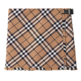 Check Wool Blend Mini Kilt
