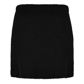 Women's Wool Knit Mini Skirt