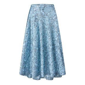 Lamé Butterflies Brocade Skirt.