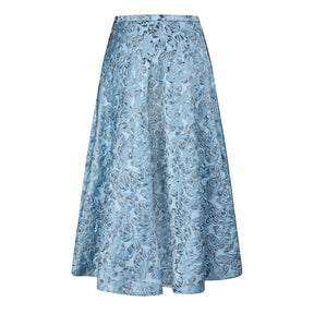 Lamé Butterflies Brocade Skirt.