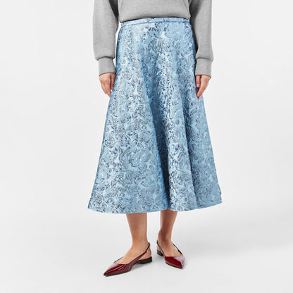 Lamé Butterflies Brocade Skirt.