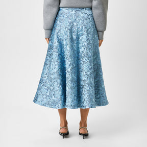 Lamé Butterflies Brocade Skirt.