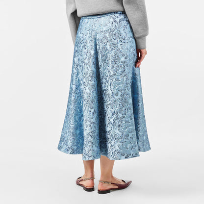 Lamé Butterflies Brocade Skirt.