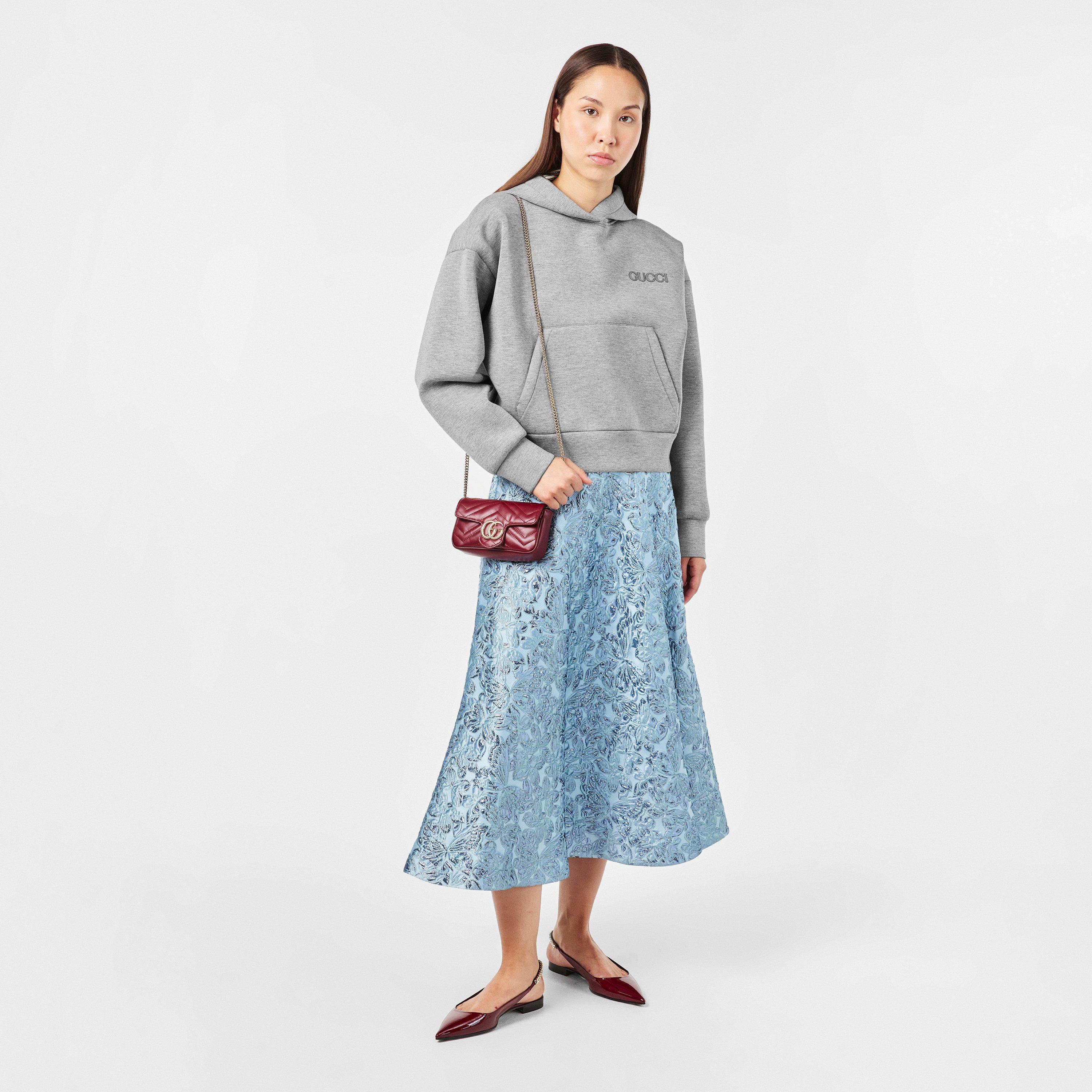 Lamé Butterflies Brocade Skirt.
