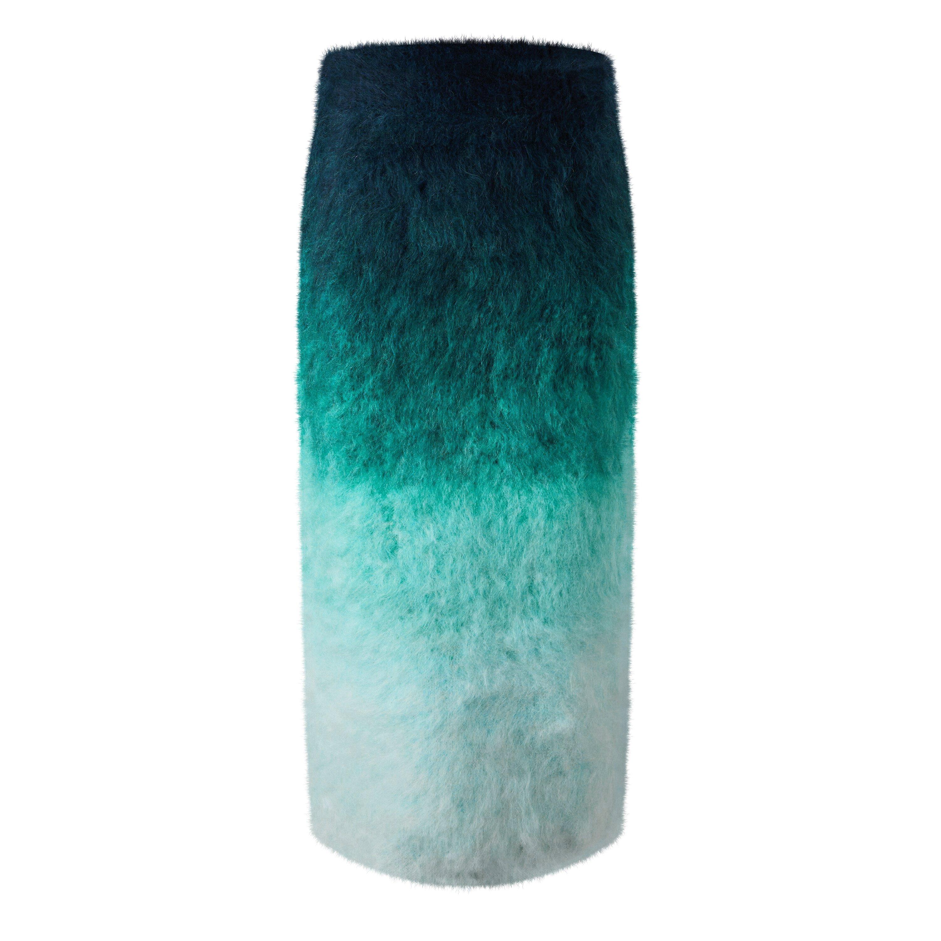Gradient Mohair Skirt