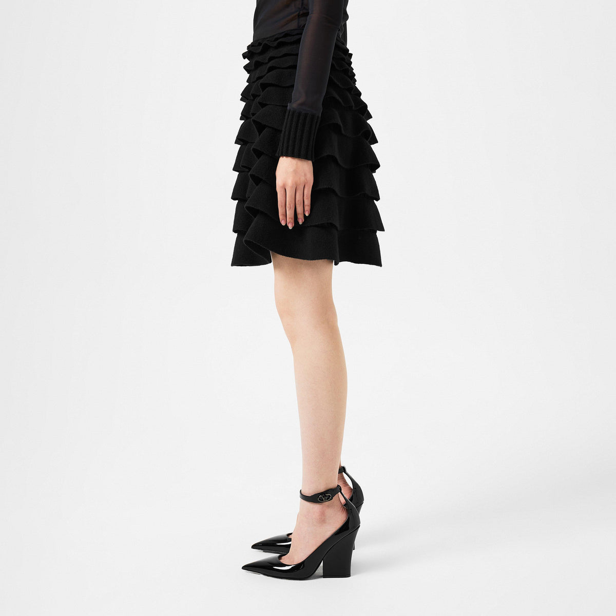 Short Knit Skirt