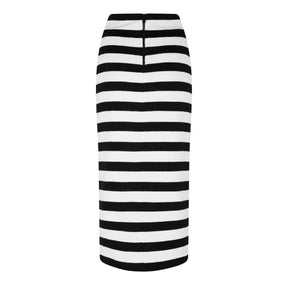 Striped Jersey Skirt