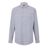 Men's Relegant Stripe Patterned Long-Sleeve Shirt