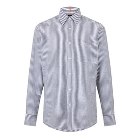 Men's Relegant Stripe Patterned Long-Sleeve Shirt
