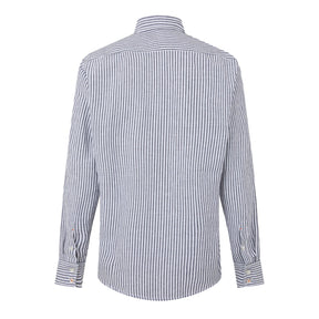 Men's Relegant Stripe Patterned Long-Sleeve Shirt