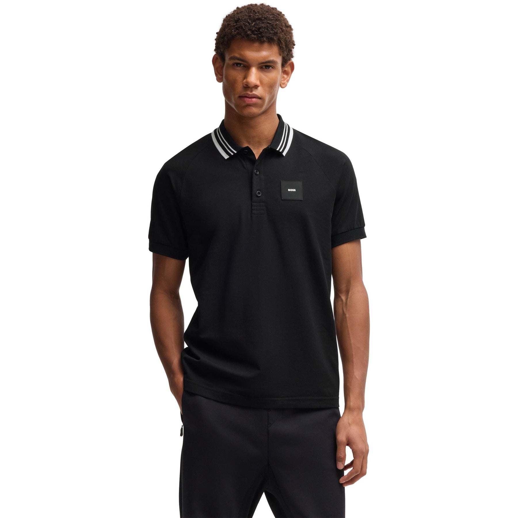 Men's HBG Paddy Rib Polo Shirt, Sporty Sophistication