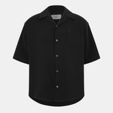 Men's Camp Short-Sleeve Plain Shirt