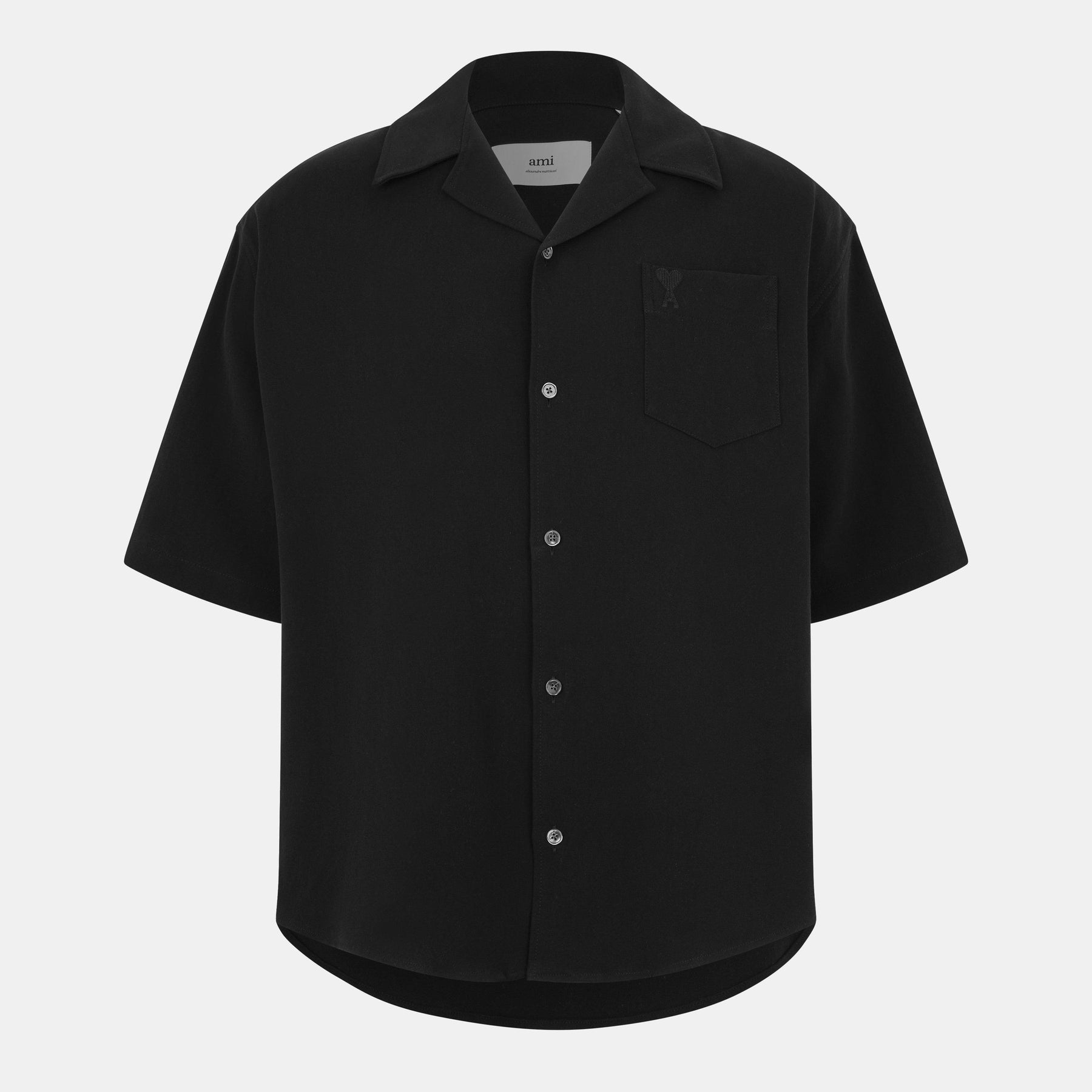 Men's Camp Short-Sleeve Plain Shirt