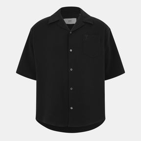 Men's Camp Short-Sleeve Plain Shirt