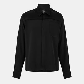 Men's Viscose Long-Sleeve Plain Shirt