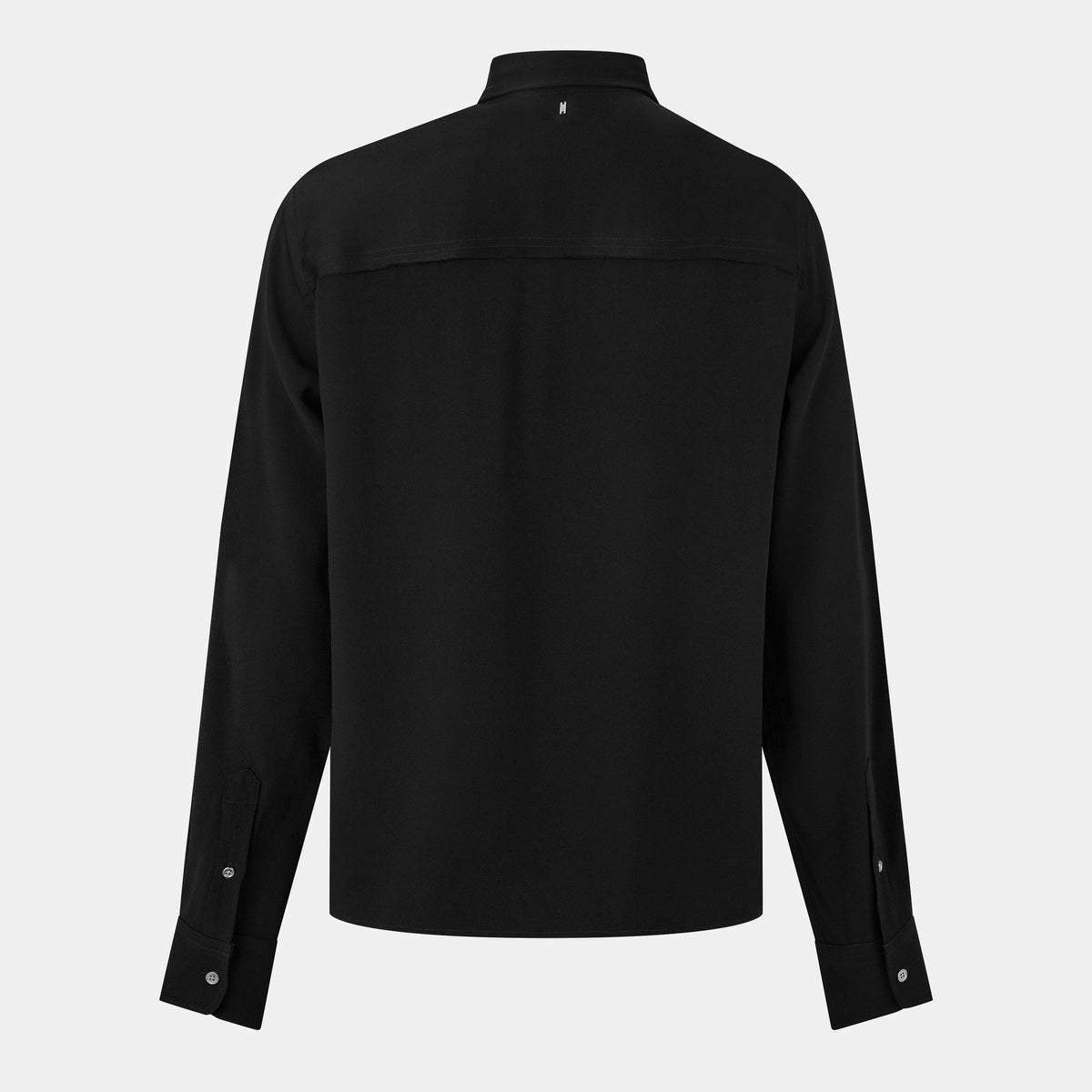 Men's Viscose Long-Sleeve Plain Shirt