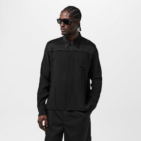 Men's Viscose Long-Sleeve Plain Shirt