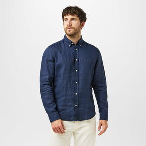 Men's H Liam Long-Sleeve Plain Shirt