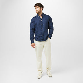 Men's H Liam Long-Sleeve Plain Shirt