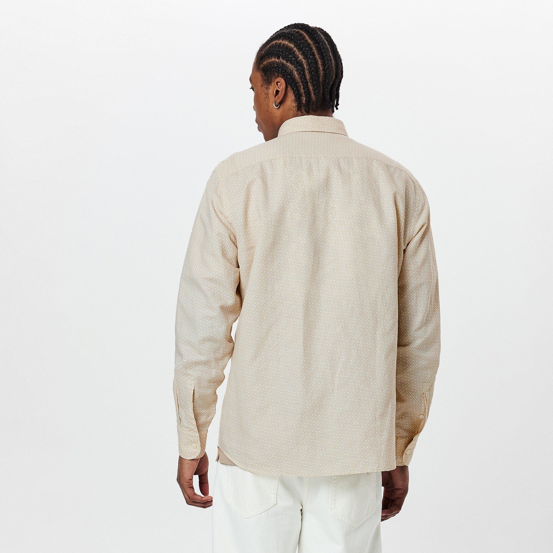 Men's HBB CHAL Kent Patterned Short-Sleeve Shirt