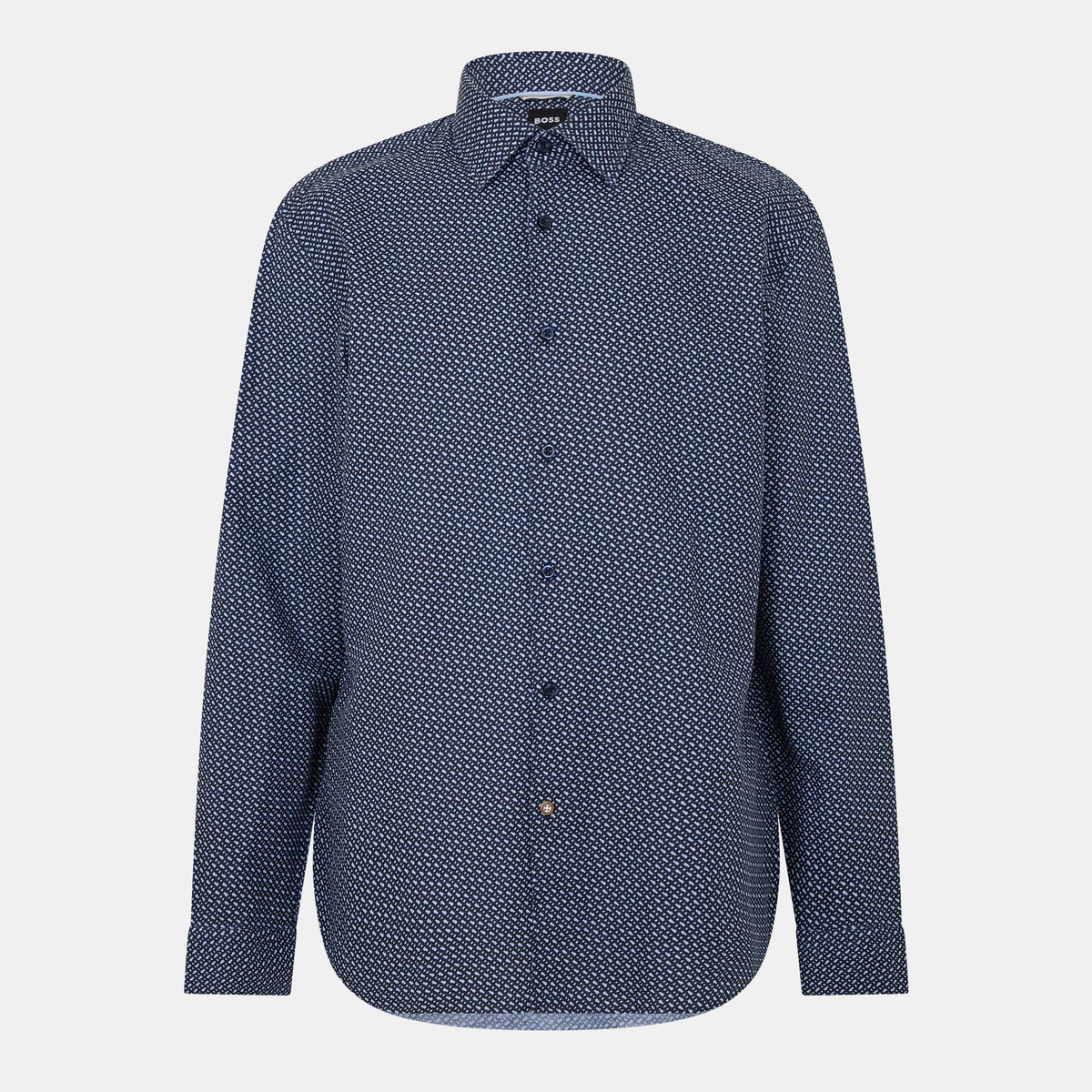 Men's HBB CHAL Kent Patterned Short-Sleeve Shirt