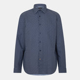 Men's HBB CHAL Kent Patterned Short-Sleeve Shirt