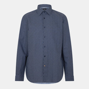 Men's HBB CHAL Kent Patterned Short-Sleeve Shirt