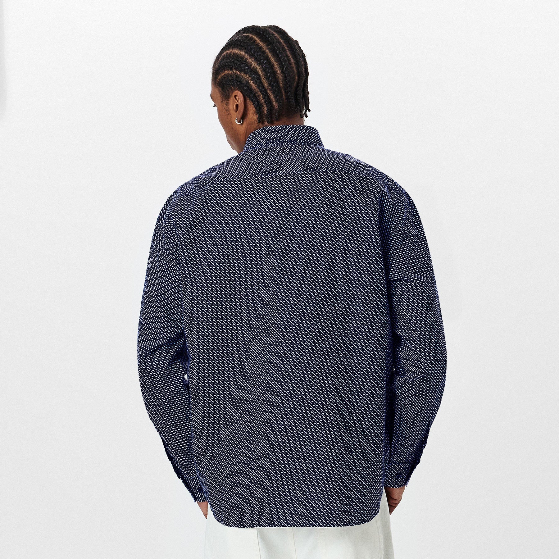 Men's HBB CHAL Kent Patterned Short-Sleeve Shirt