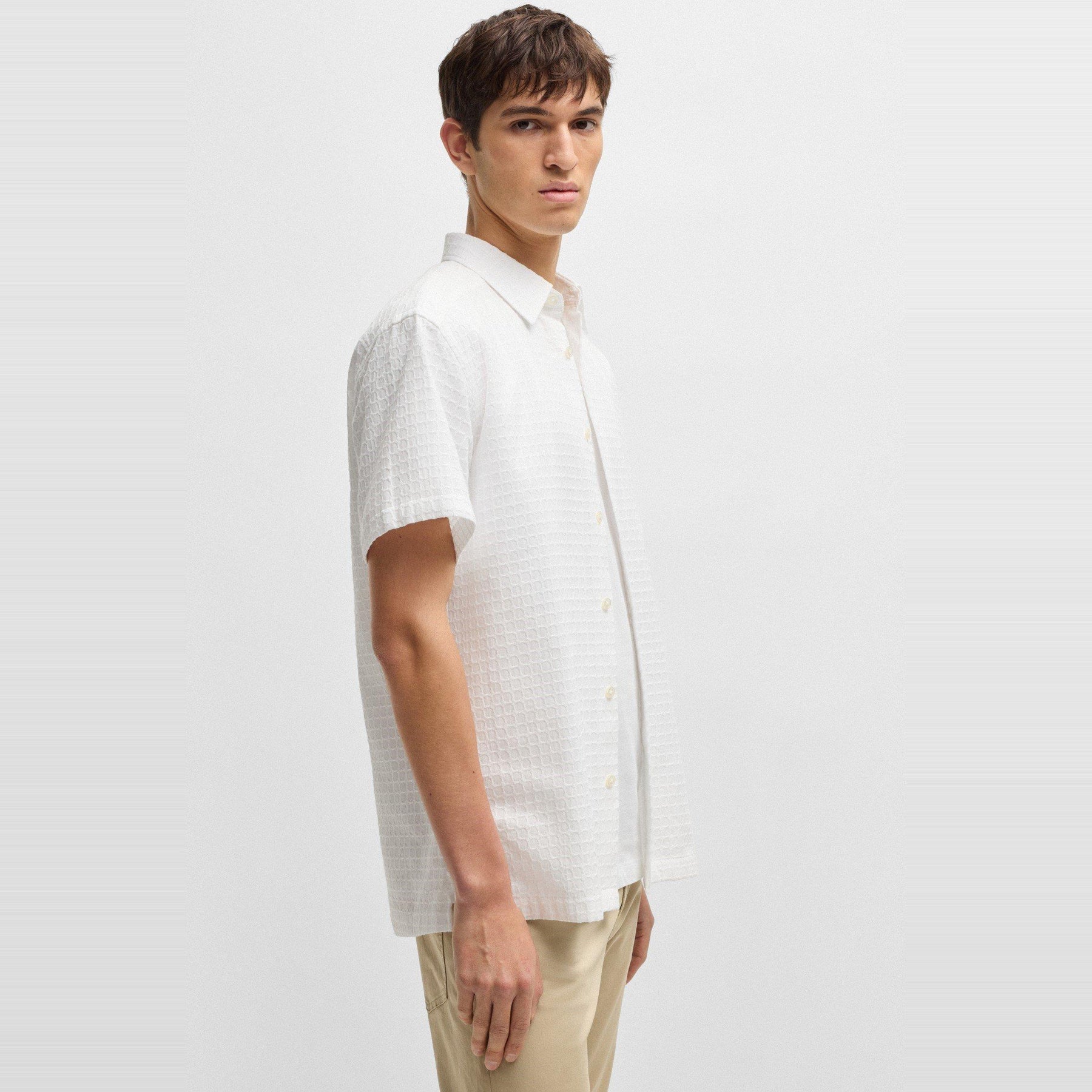 Men's HBB C CORY Plain Short-Sleeve Shirt