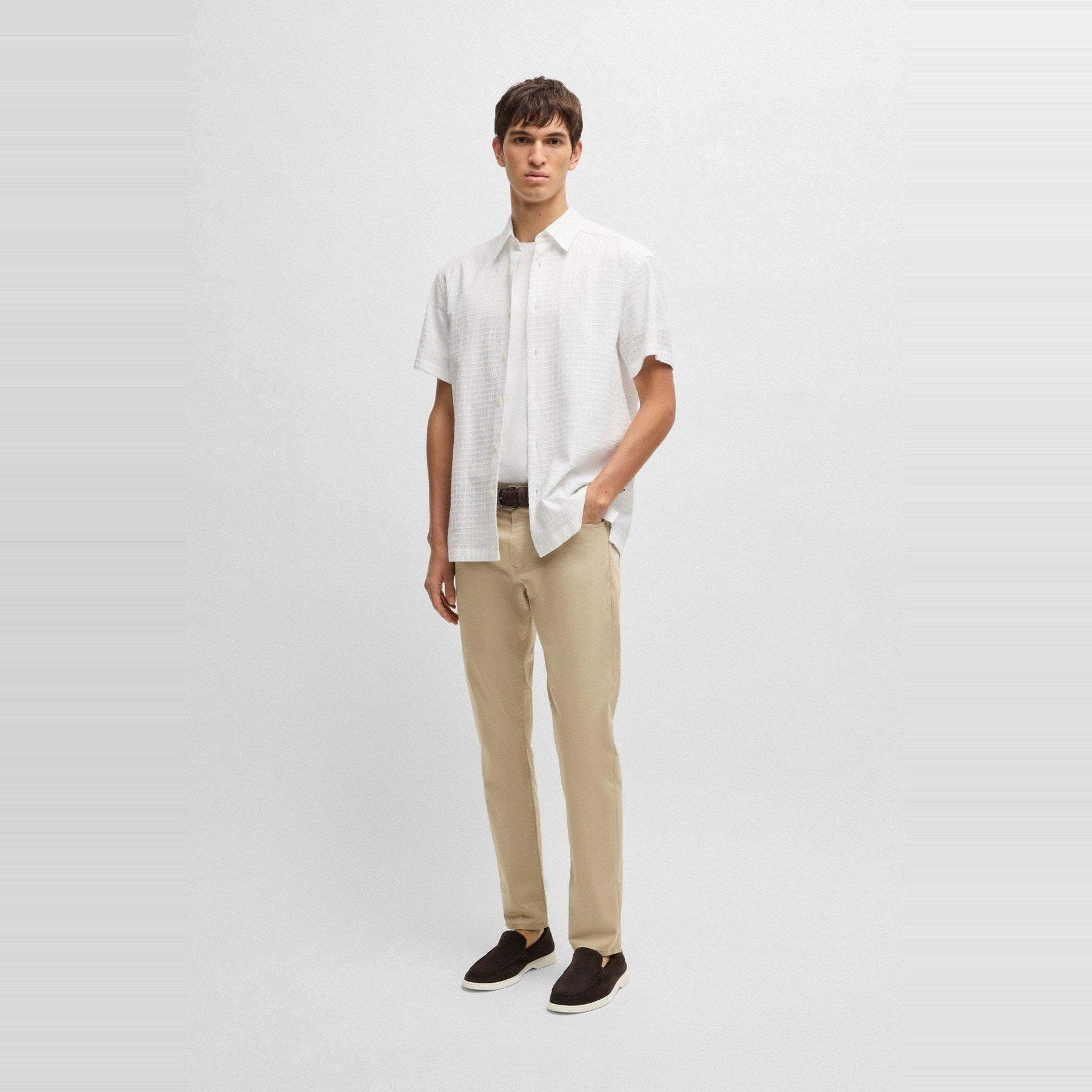 Men's HBB C CORY Plain Short-Sleeve Shirt