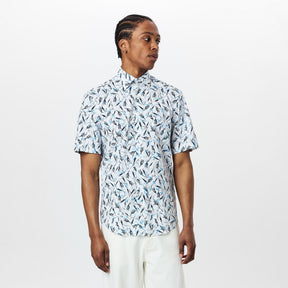 Men's HBB HJOE KentSHC1 Patterned Short-Sleeve Shirt