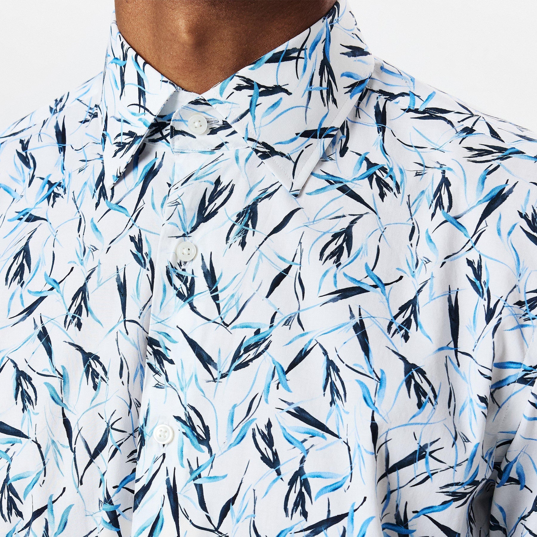 Men's HBB HJOE KentSHC1 Patterned Short-Sleeve Shirt