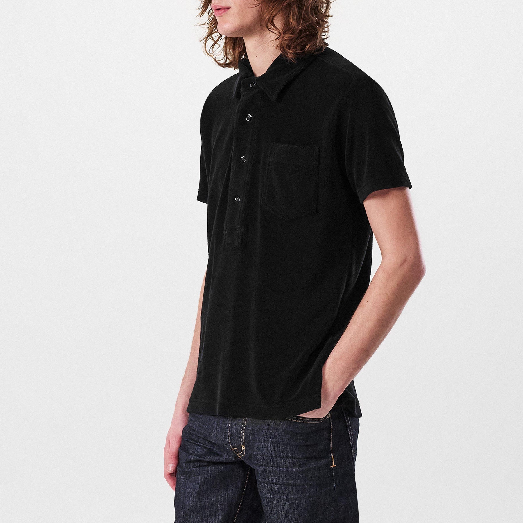 Men's Towelling Polo