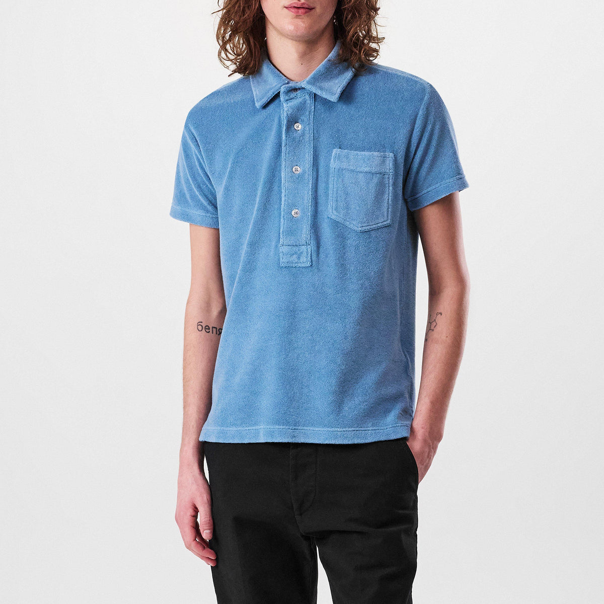 Men's Towelling Polo