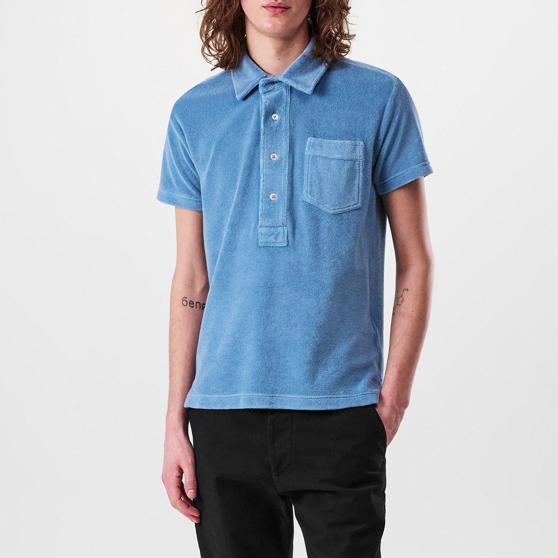 Men's Towelling Polo