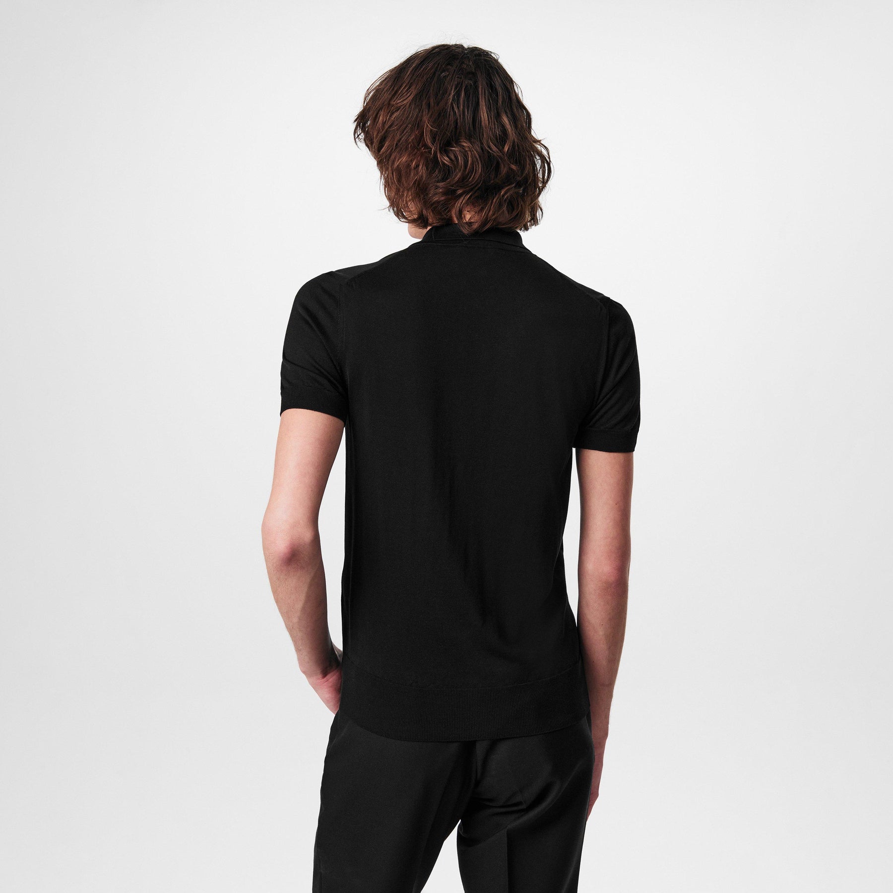 Silk Short Sleeve Polo