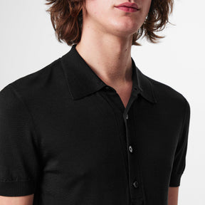 Silk Short Sleeve Polo