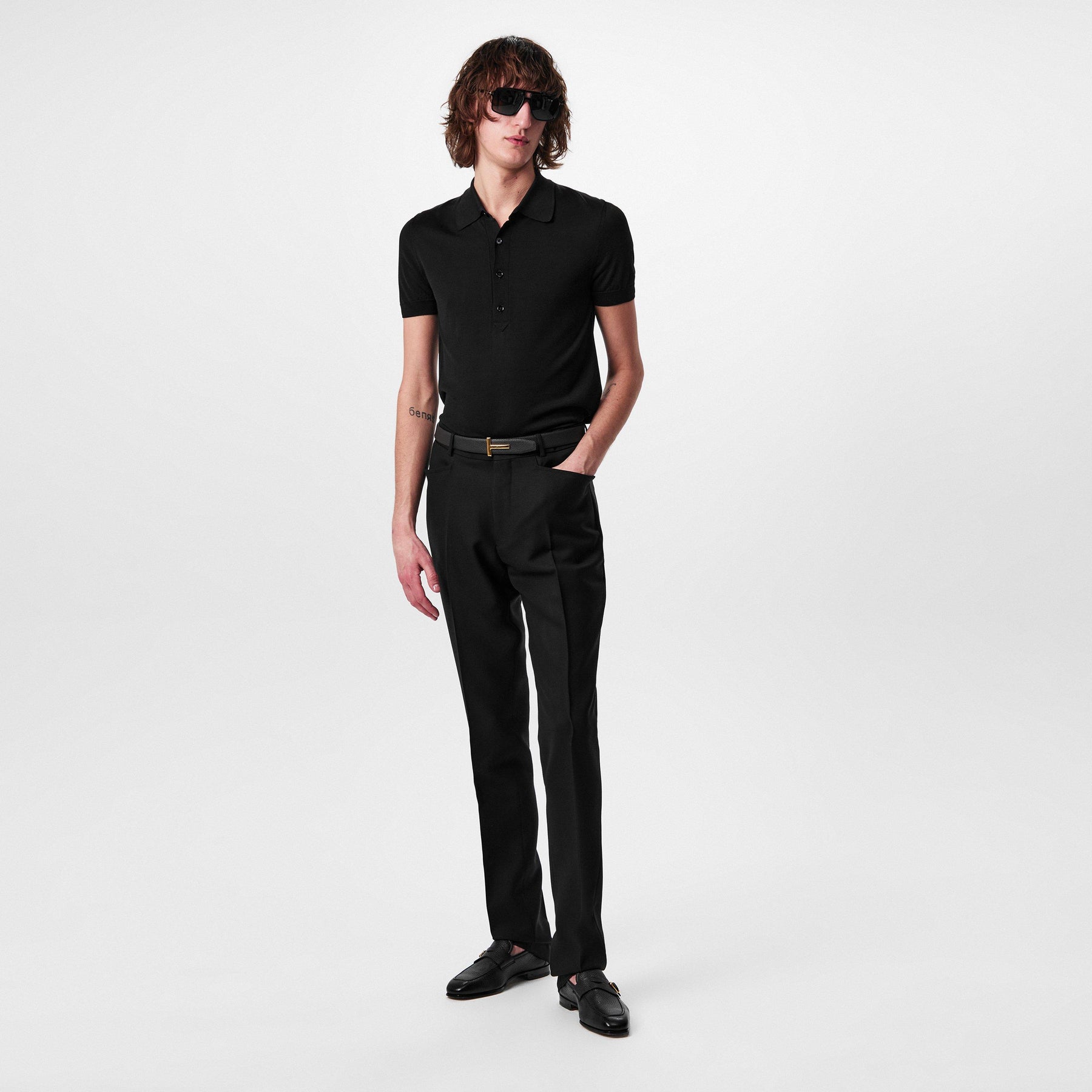 Silk Short Sleeve Polo