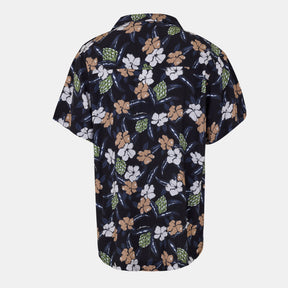 Men's BW Beach Shirt, Plain Short-Sleeve