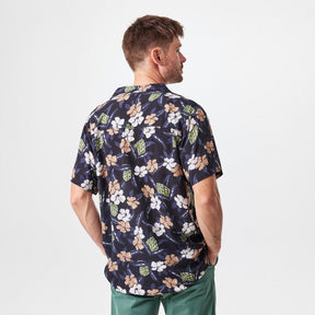 Men's BW Beach Shirt, Plain Short-Sleeve