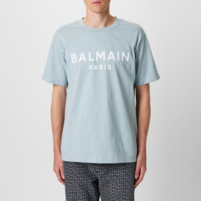 Men's Paris Print Logo Cotton T-Shirt