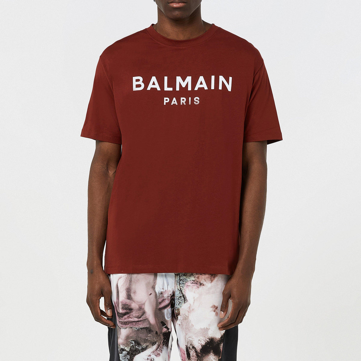 Men's Paris Print Logo Cotton T-Shirt
