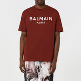 Men's Paris Print Logo Cotton T-Shirt
