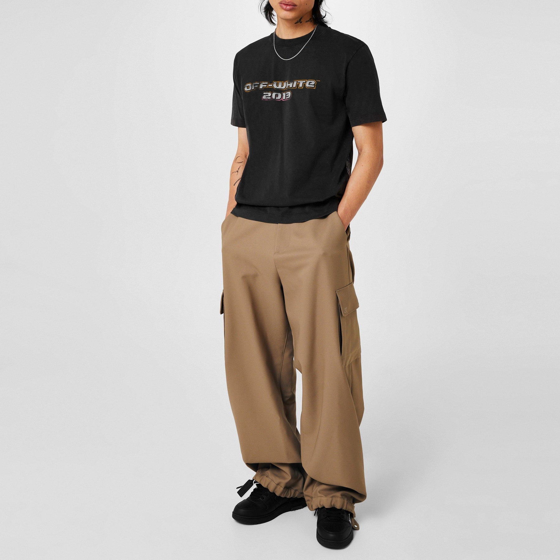 Men's Digit Slim Fit Jersey Fabric T-Shirt