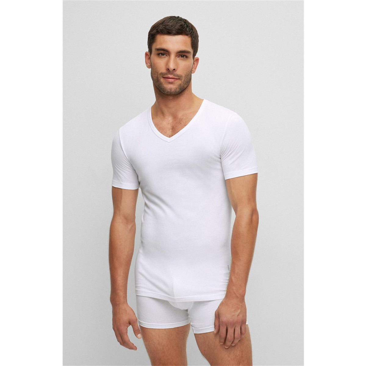 Men's HBB Slm Tirt Slim-fitting Stretch Cotton T-shirt