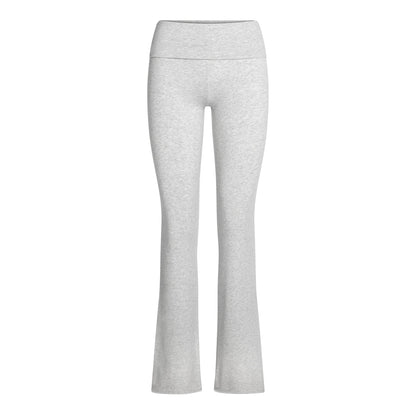 Cotton Jersey Foldover Pant