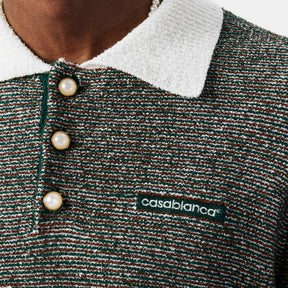 Men's Casa Boucle Long-Sleeve Polo Shirt